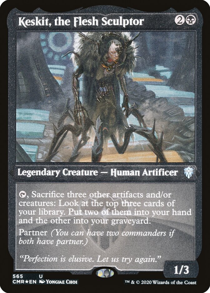 Keskit, the Flesh Sculptor (Etched) [Commander Legends] | Chromatic Games