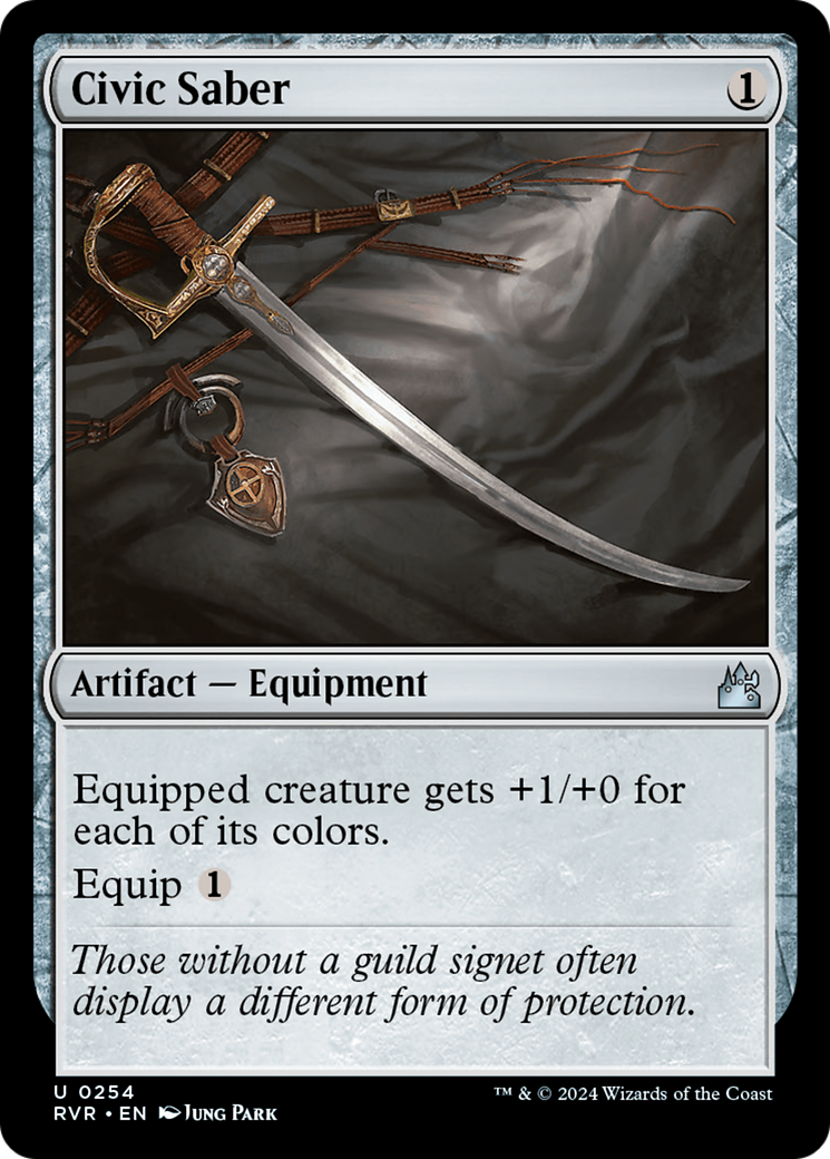 Civic Saber [Ravnica Remastered] | Chromatic Games
