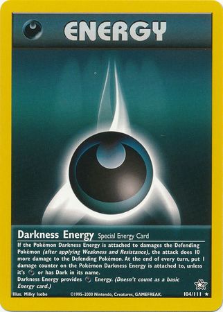 Darkness Energy [Neo Genesis] | Chromatic Games