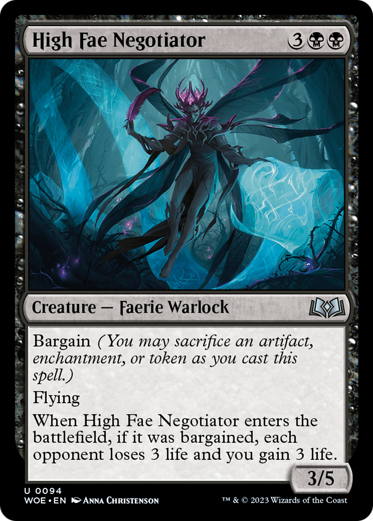 High Fae Negotiator [Wilds of Eldraine] | Chromatic Games