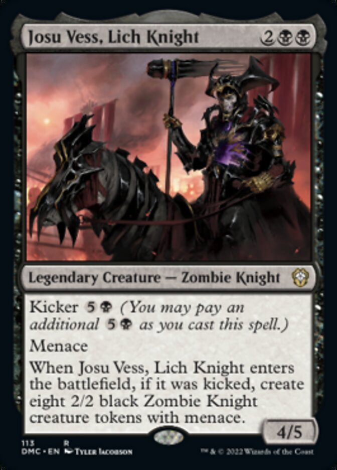 Josu Vess, Lich Knight [Dominaria United Commander] | Chromatic Games