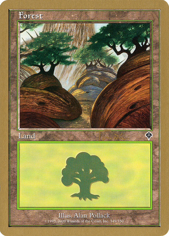 Forest (jt349a) (Jan Tomcani) [World Championship Decks 2001] | Chromatic Games