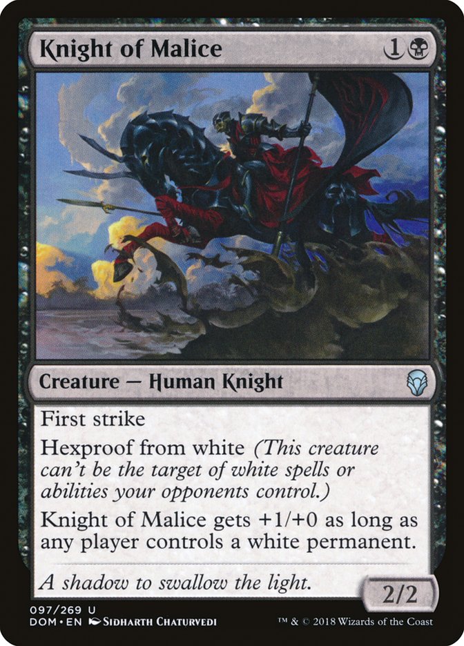 Knight of Malice [Dominaria] | Chromatic Games