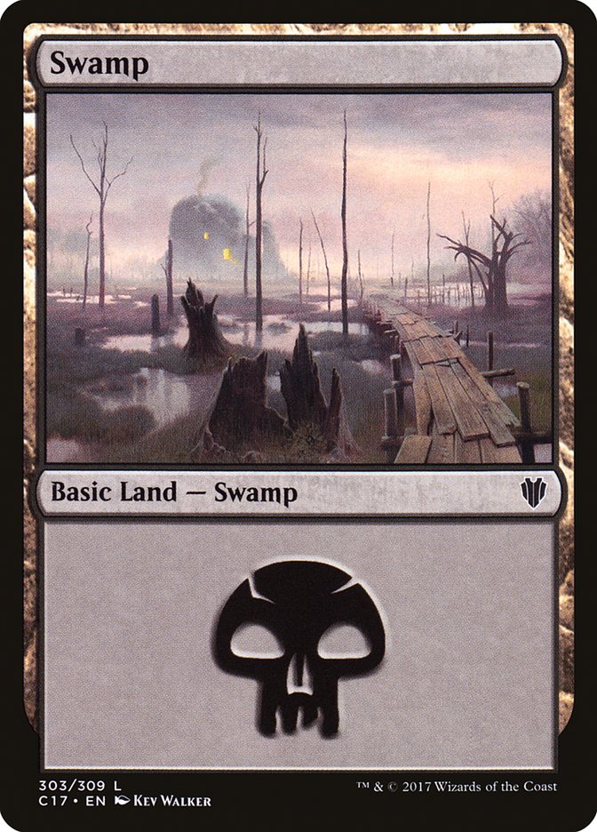 Swamp (303) [Commander 2017] | Chromatic Games