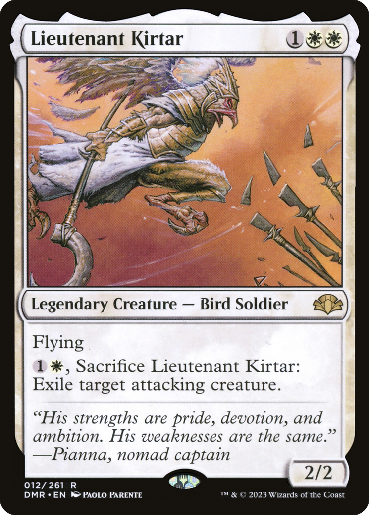 Lieutenant Kirtar [Dominaria Remastered] | Chromatic Games