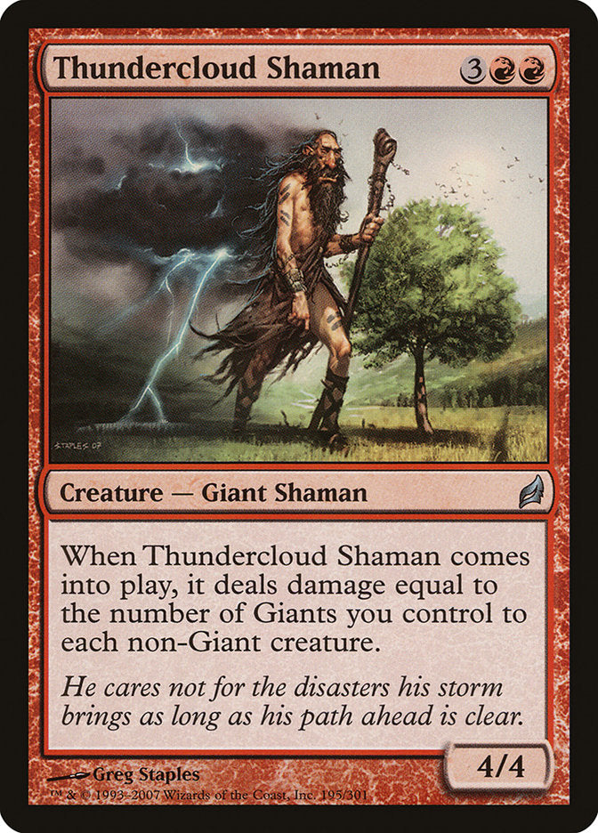 Thundercloud Shaman [Lorwyn] | Chromatic Games