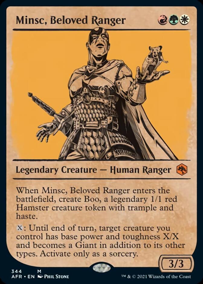 Minsc, Beloved Ranger (Showcase) [Dungeons & Dragons: Adventures in the Forgotten Realms] | Chromatic Games