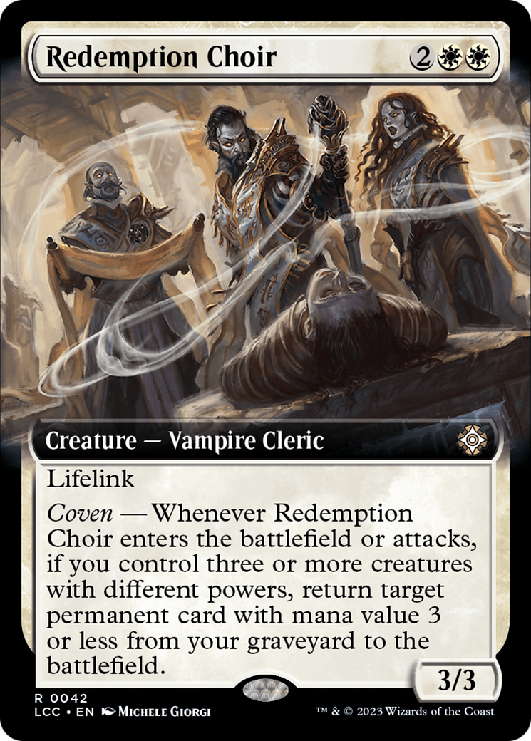 Redemption Choir (Extended Art) [The Lost Caverns of Ixalan Commander] | Chromatic Games