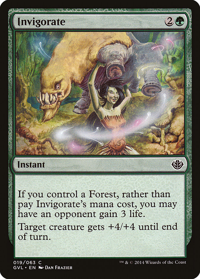 Invigorate (Garruk vs. Liliana) [Duel Decks Anthology] | Chromatic Games