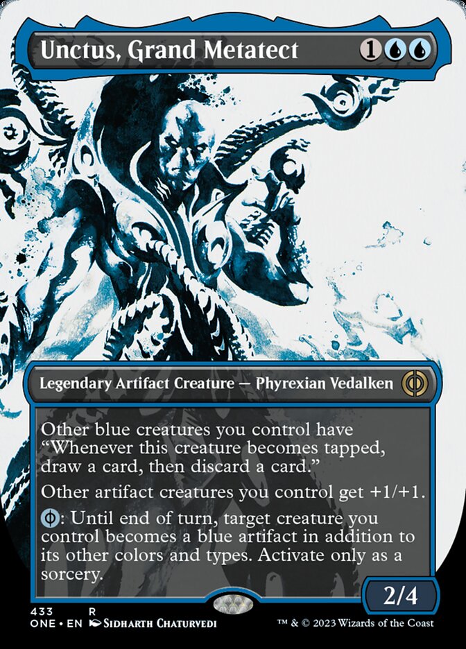 Unctus, Grand Metatect (Borderless Ichor Step-and-Compleat Foil) [Phyrexia: All Will Be One] | Chromatic Games