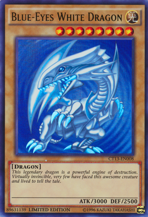 Blue-Eyes White Dragon [CT13-EN008] Ultra Rare | Chromatic Games