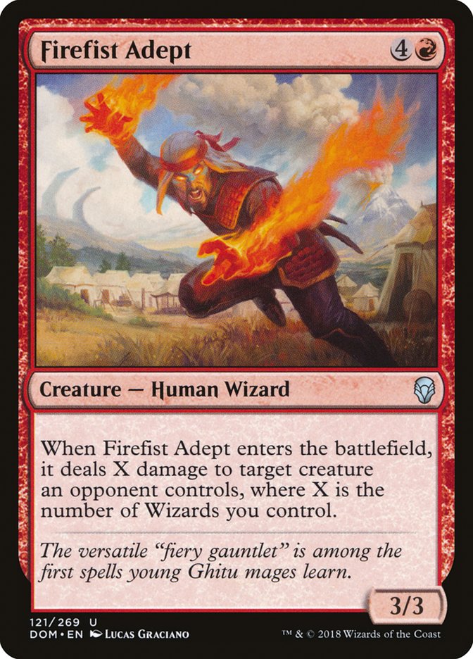 Firefist Adept [Dominaria] | Chromatic Games