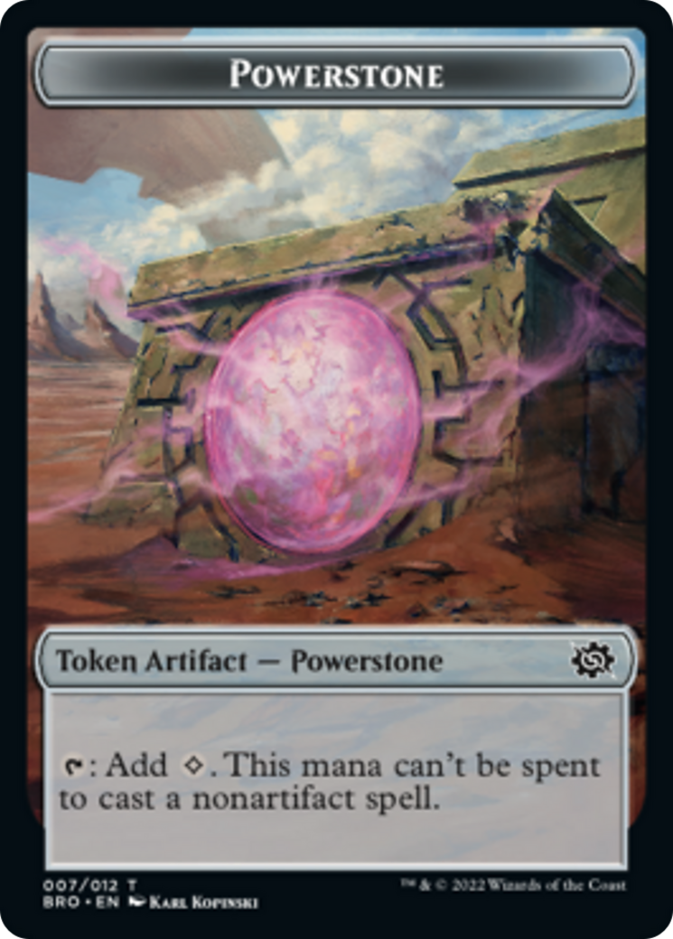 Powerstone Token [The Brothers' War Tokens] | Chromatic Games