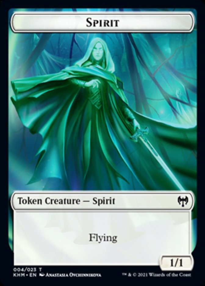 Spirit Token [Kaldheim Tokens] | Chromatic Games