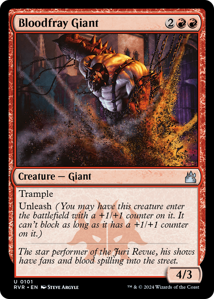 Bloodfray Giant [Ravnica Remastered] | Chromatic Games