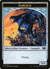 Gargoyle // Elf Warrior Double-Sided Token [Commander 2014 Tokens] | Chromatic Games