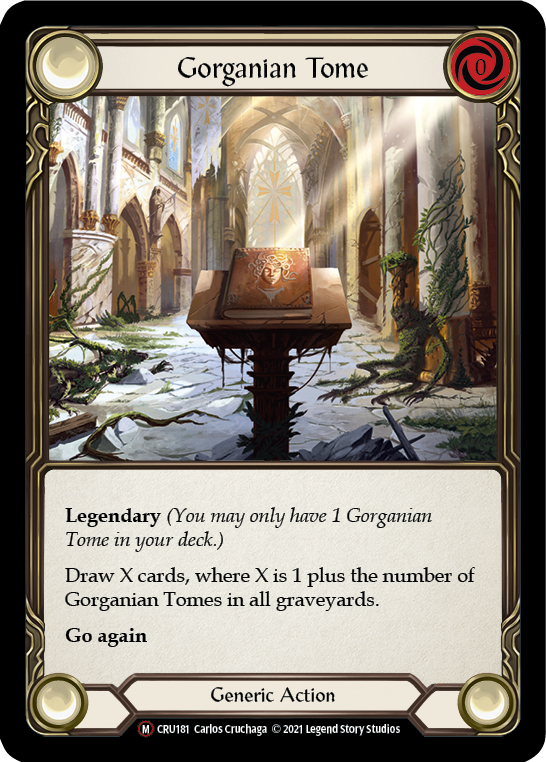 Gorganian Tome [U-CRU181] (Crucible of War Unlimited)  Unlimited Normal | Chromatic Games