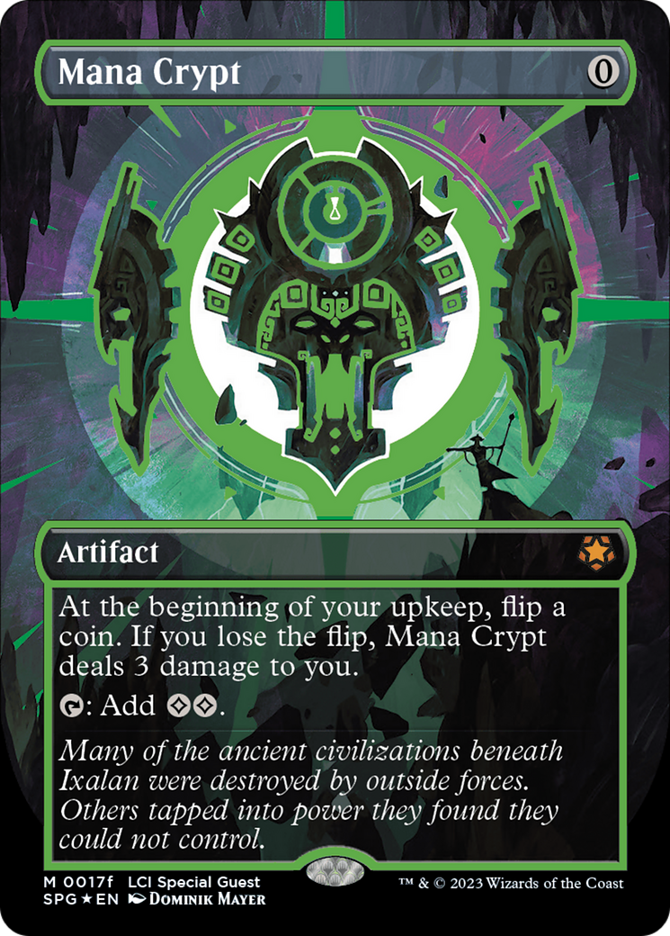 Mana Crypt (0017f) (Borderless) [The Lost Caverns of Ixalan Special Guests] | Chromatic Games