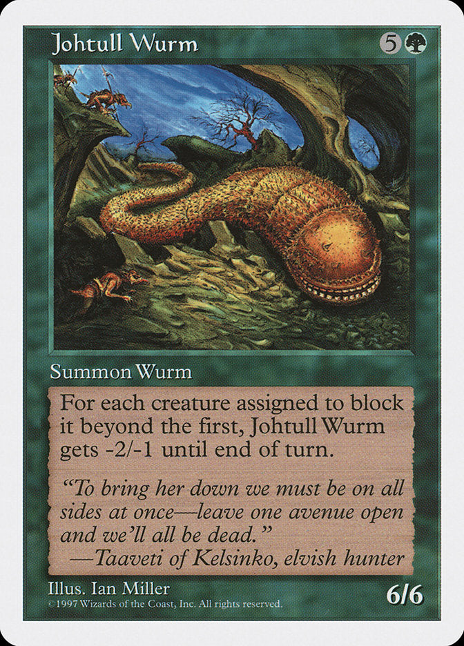 Johtull Wurm [Fifth Edition] | Chromatic Games