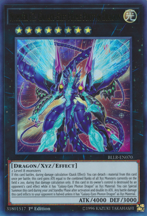 Number 62: Galaxy-Eyes Prime Photon Dragon [BLLR-EN070] Ultra Rare | Chromatic Games