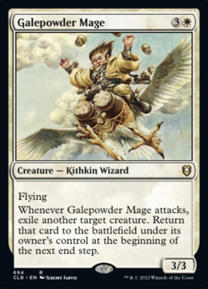 Galepowder Mage [Commander Legends: Battle for Baldur's Gate] | Chromatic Games