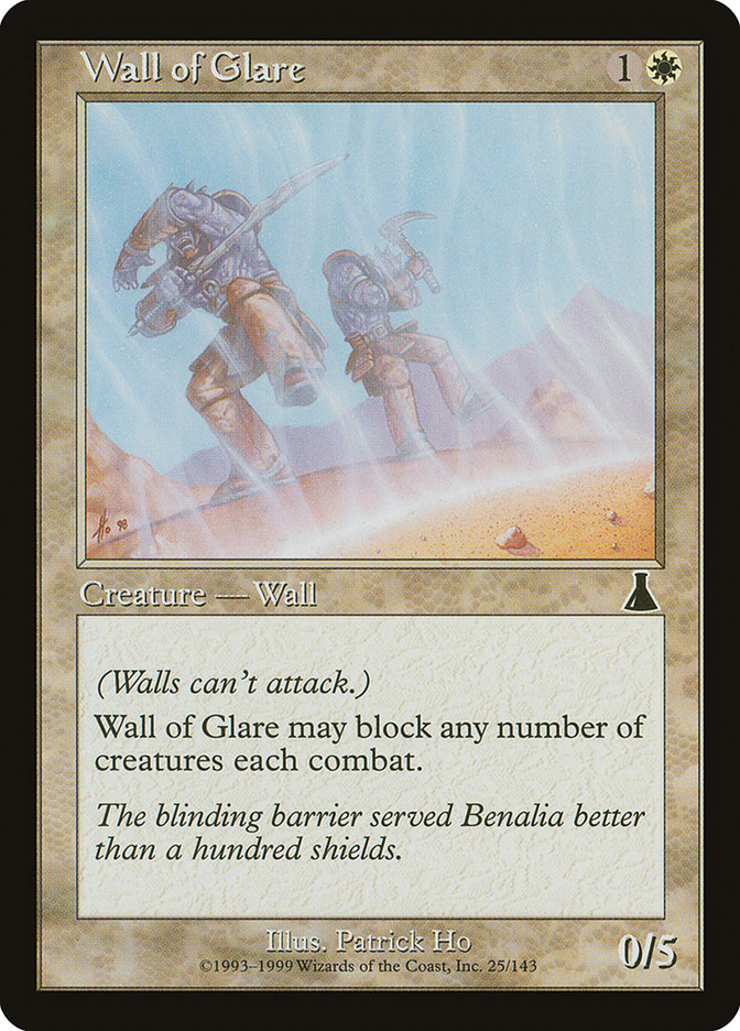 Wall of Glare [Urza's Destiny] | Chromatic Games