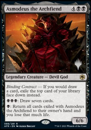 Asmodeus the Archfiend (Promo Pack) [Dungeons & Dragons: Adventures in the Forgotten Realms Promos] | Chromatic Games