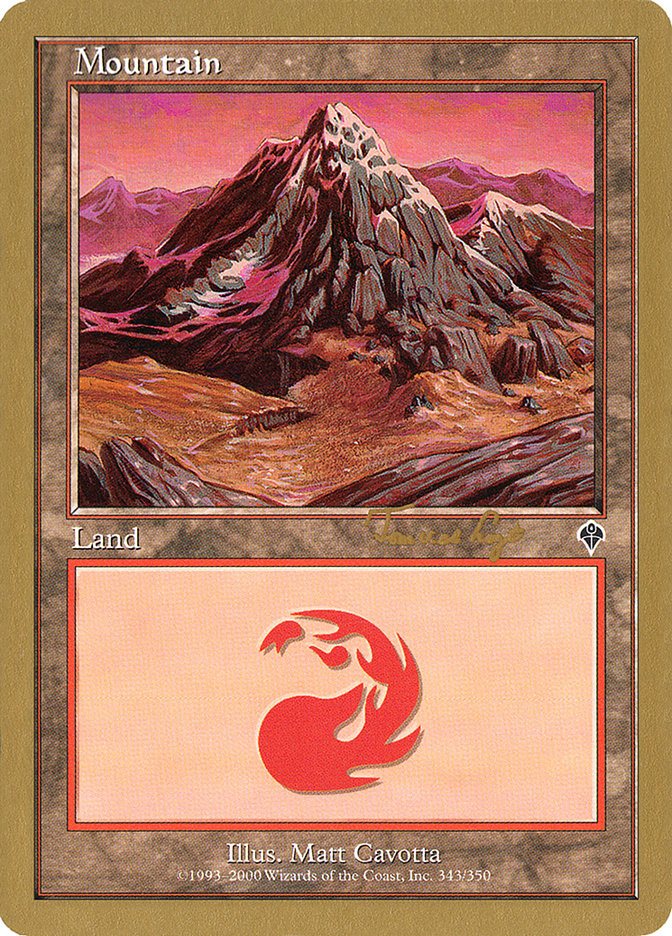 Mountain (tvdl343) (Tom van de Logt) [World Championship Decks 2001] | Chromatic Games