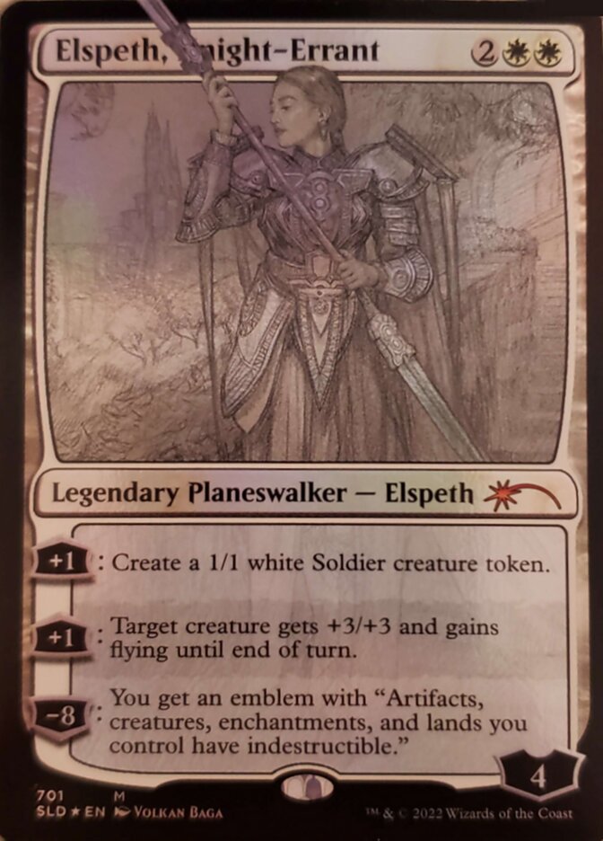 Elspeth, Knight-Errant (Sketch) [Secret Lair Drop Promos] | Chromatic Games