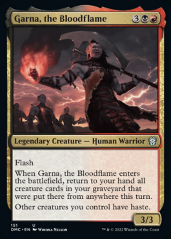 Garna, the Bloodflame [Dominaria United Commander] | Chromatic Games