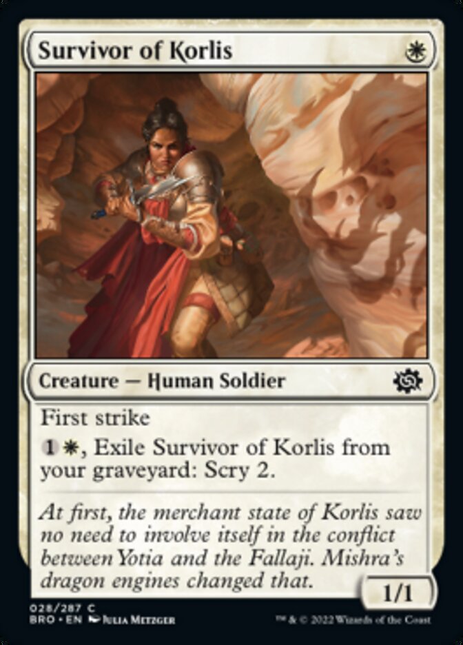 Survivor of Korlis [The Brothers' War] | Chromatic Games