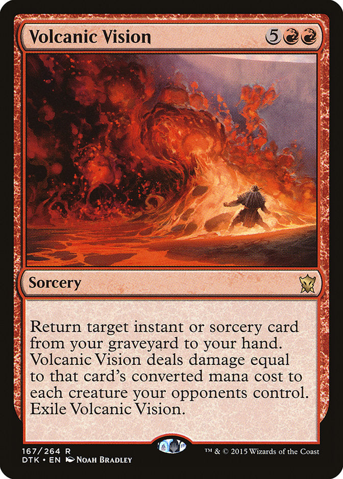 Volcanic Vision [Dragons of Tarkir] | Chromatic Games