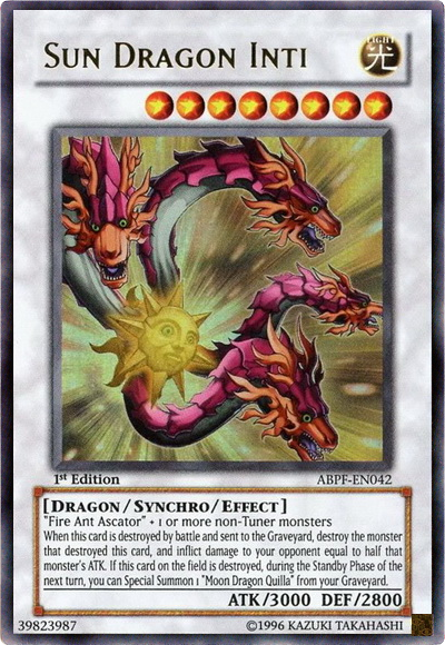 Sun Dragon Inti [ABPF-EN042] Ultra Rare | Chromatic Games