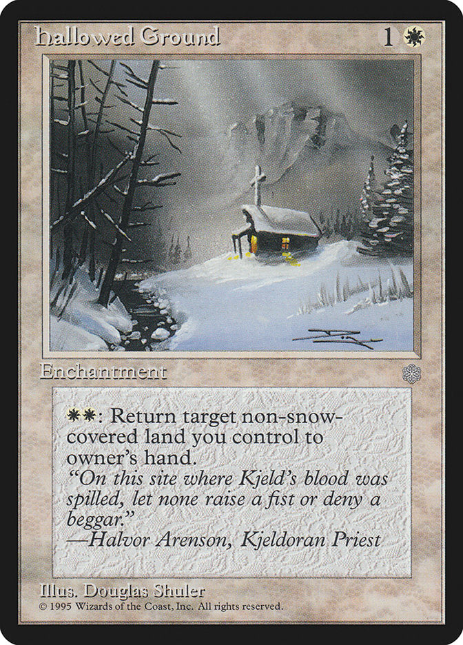 Hallowed Ground [Ice Age] | Chromatic Games