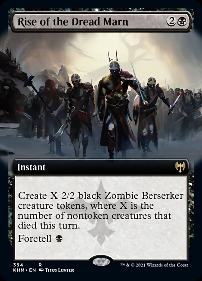 Rise of the Dread Marn (Extended Art) [Kaldheim] | Chromatic Games