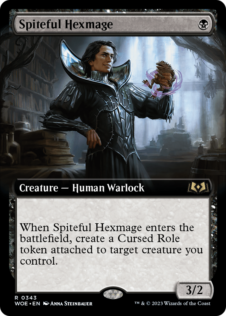 Spiteful Hexmage (Extended Art) [Wilds of Eldraine] | Chromatic Games