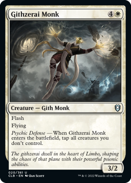 Githzerai Monk [Commander Legends: Battle for Baldur's Gate] | Chromatic Games