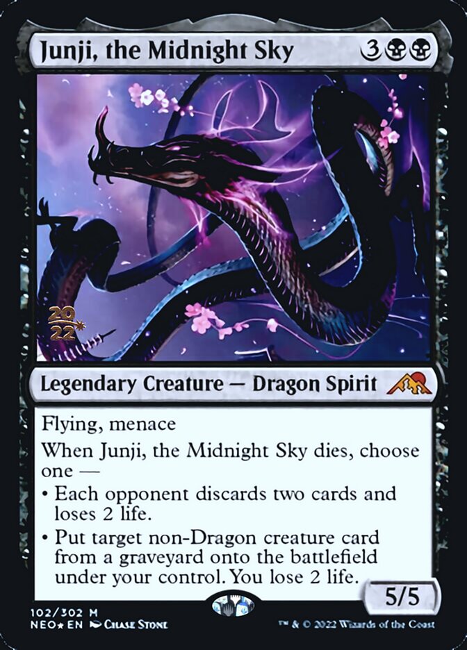 Junji, the Midnight Sky [Kamigawa: Neon Dynasty Prerelease Promos] | Chromatic Games