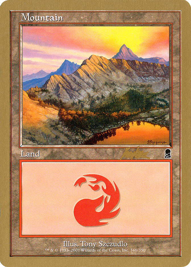 Mountain (bk346) (Brian Kibler) [World Championship Decks 2002] | Chromatic Games