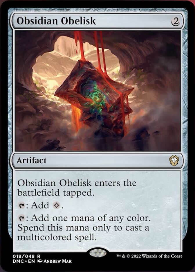 Obsidian Obelisk [Dominaria United Commander] | Chromatic Games