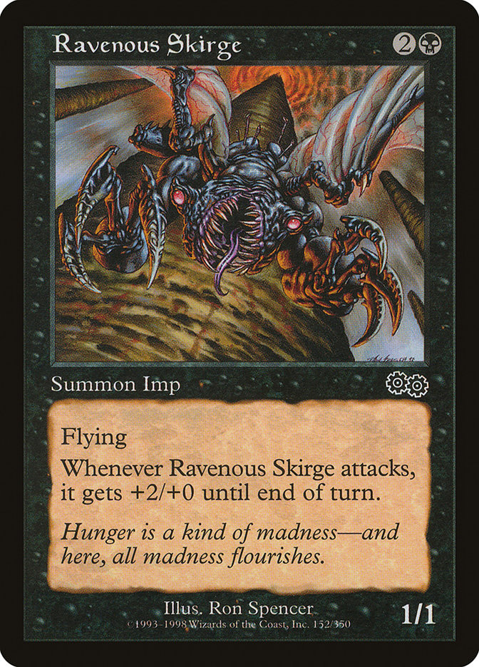 Ravenous Skirge [Urza's Saga] | Chromatic Games