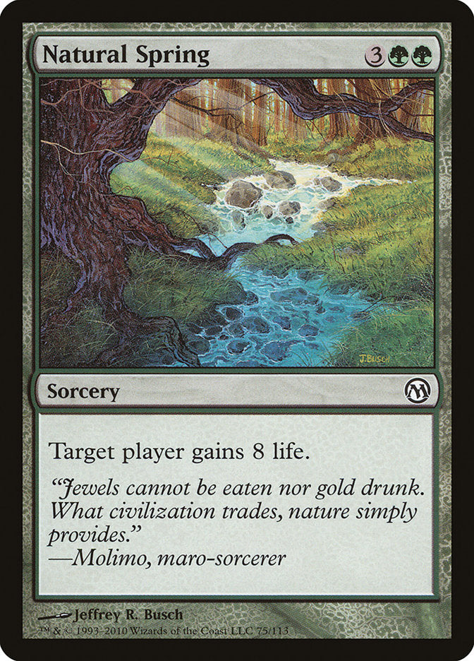 Natural Spring [Duels of the Planeswalkers] | Chromatic Games