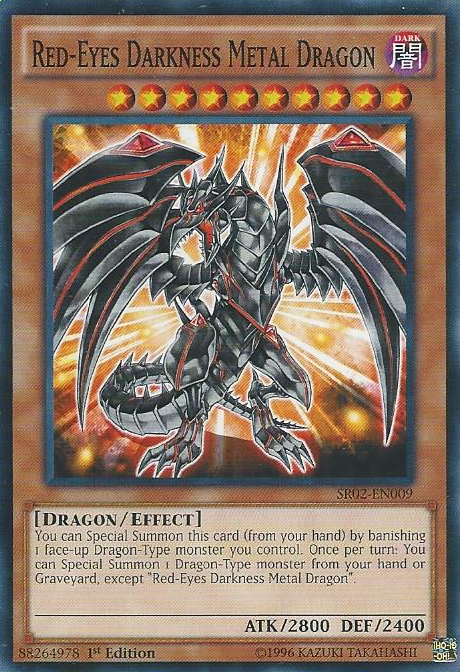 Red-Eyes Darkness Metal Dragon [SR02-EN009] Common | Chromatic Games