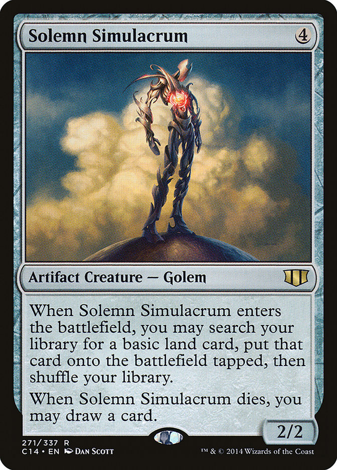 Solemn Simulacrum [Commander 2014] | Chromatic Games