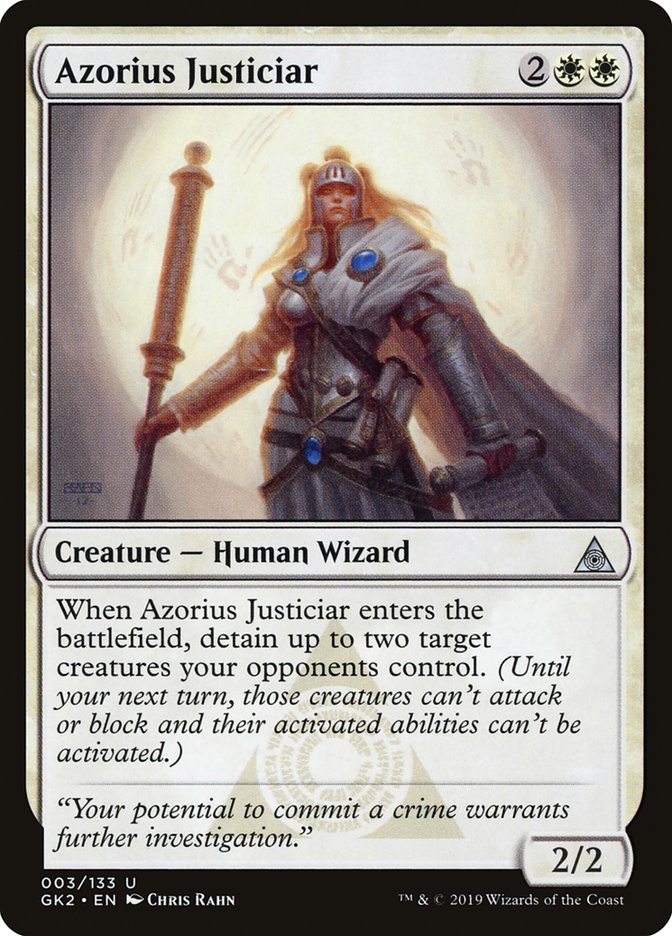 Azorius Justiciar [Ravnica Allegiance Guild Kit] | Chromatic Games