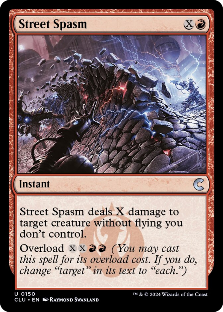 Street Spasm [Ravnica: Clue Edition] | Chromatic Games