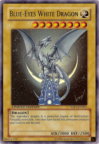 Blue-Eyes White Dragon [YAP1-EN001] Ultra Rare | Chromatic Games