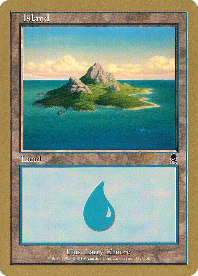 Island (rl337) (Raphael Levy) [World Championship Decks 2002] | Chromatic Games