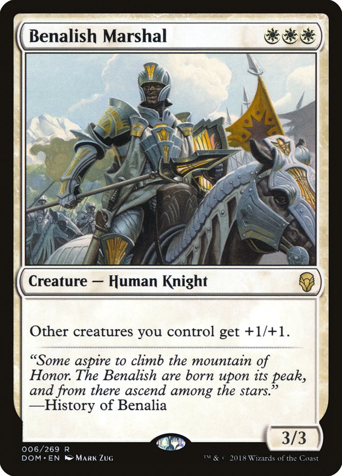 Benalish Marshal [Dominaria] | Chromatic Games