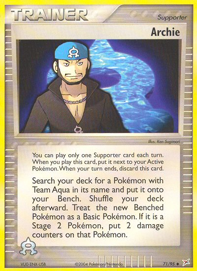 Archie (71/95) [EX: Team Magma vs Team Aqua] | Chromatic Games